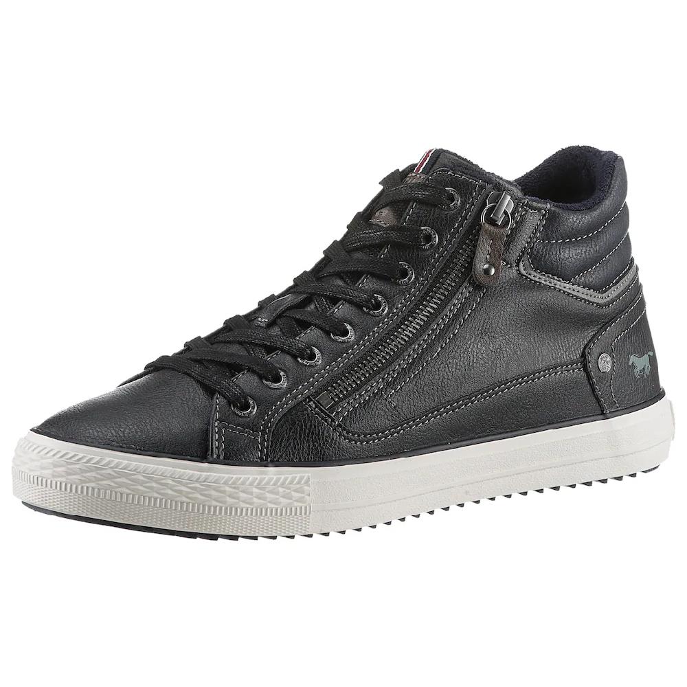 Mustang Shoes Sneaker High Top Sneaker Freitzeitschuh Schnürboots in Weite G (=weit) ▷ für