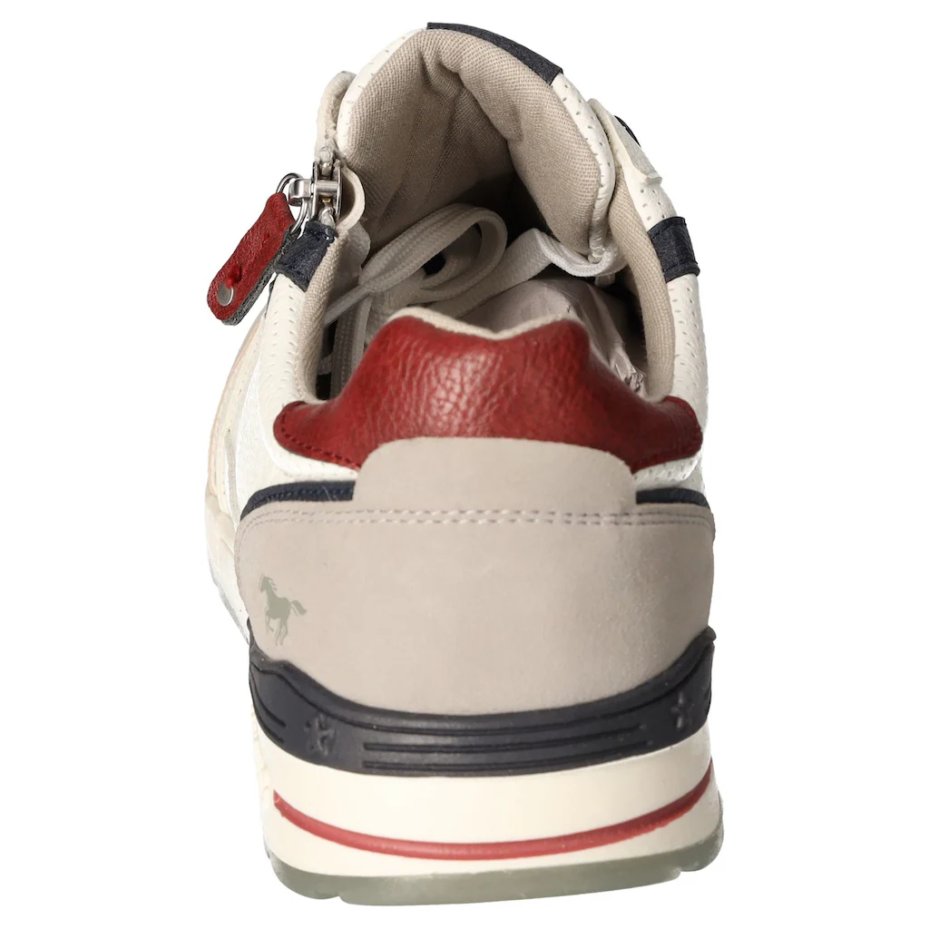 Mustang Shoes Sneaker Mit Außenreißverschluss Freizeitschuh Halbschuh Schnürschuh Online Kaufen