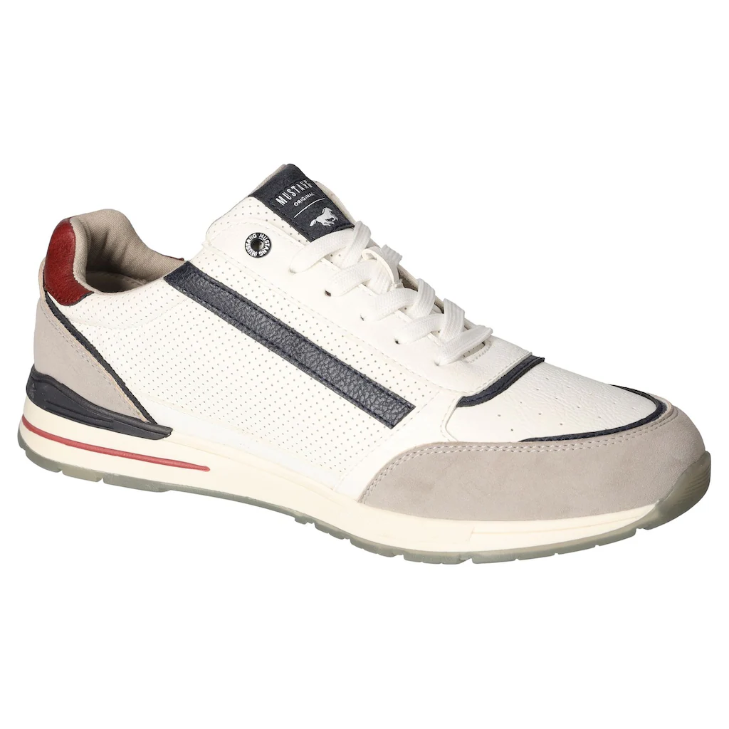 Mustang Shoes Sneaker Mit Außenreißverschluss Freizeitschuh Halbschuh Schnürschuh Online Kaufen