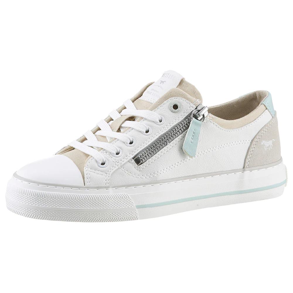 Mustang Shoes Sneaker mit seitlichem Reißverschluss Freizeitschuh Halbschuh Schnürschuh kaufen
