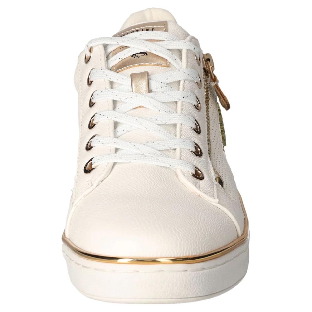 Mustang Shoes Sneaker Plateausneaker Schnürschuh Mit Metallic Details ▷ Für