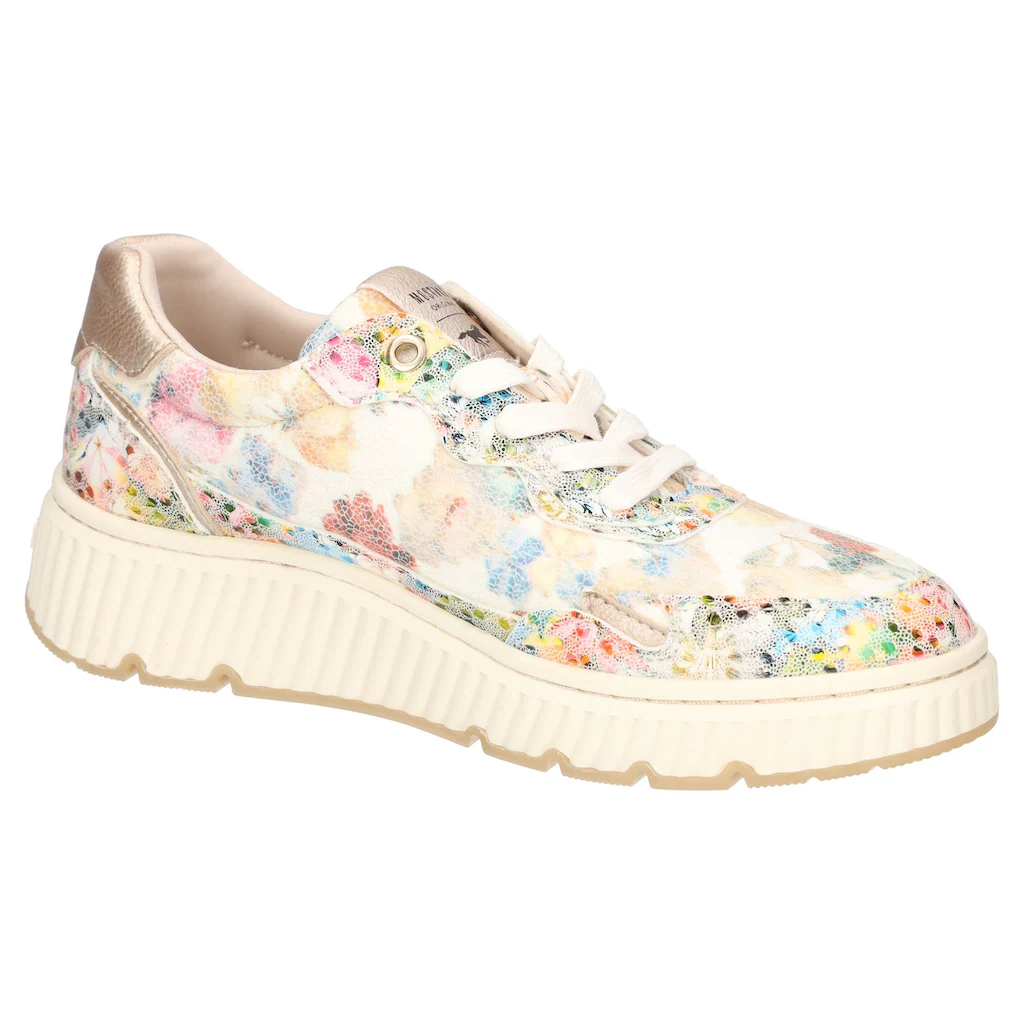 Mustang Shoes Sneaker Pride Sneaker Schnürschuh mit bunten Metallic-Besätzen
