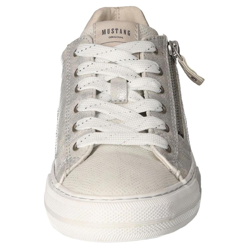 Mustang Shoes Sneaker Retro Sneaker Schnürschuh Mit Zusätzlichem Reißverschluss
