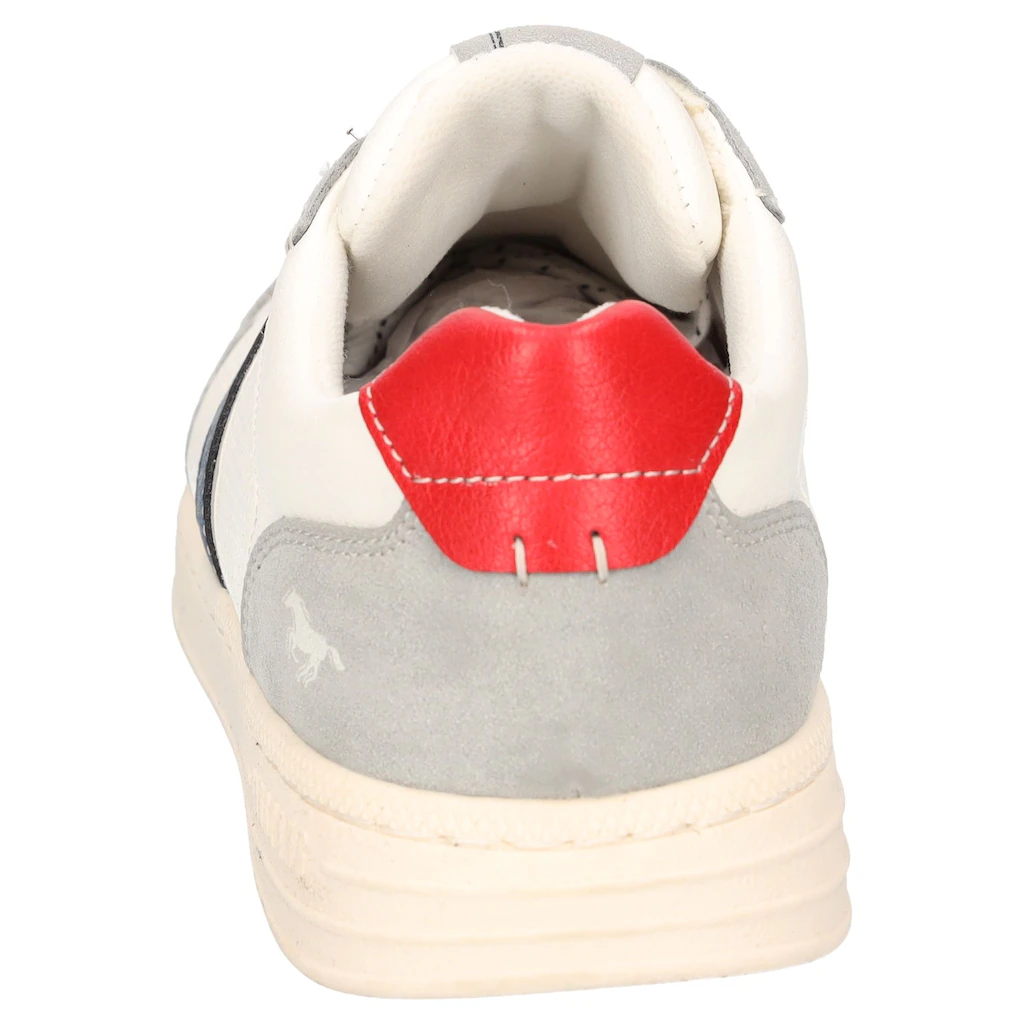 Mustang Shoes Sneaker Retro Sneaker Schnürschuh Mit Kontrastbesätzen