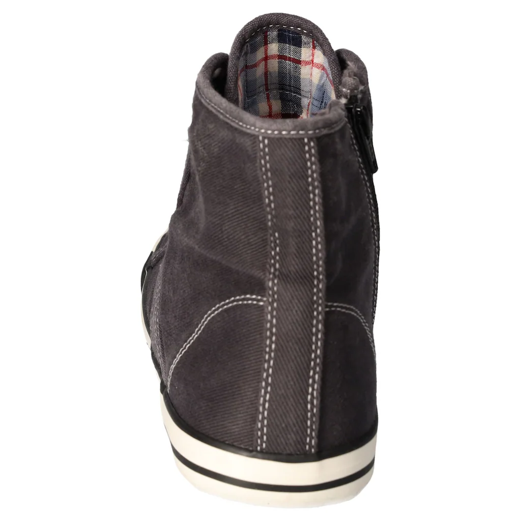 Mustang Shoes Sneaker Schnürboots Bikerboots Mit Reißverschluss