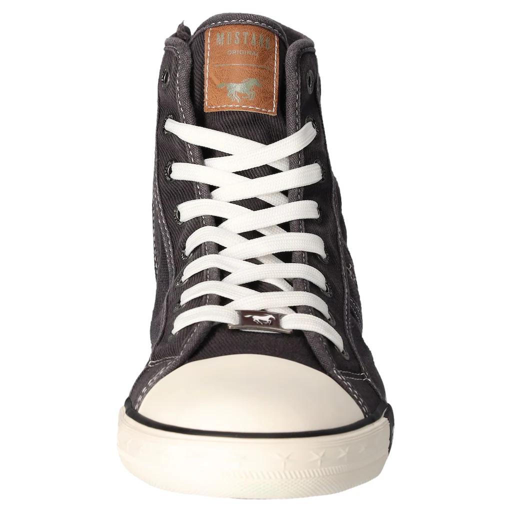 Mustang Shoes Sneaker Schnürboots Bikerboots Mit Reißverschluss