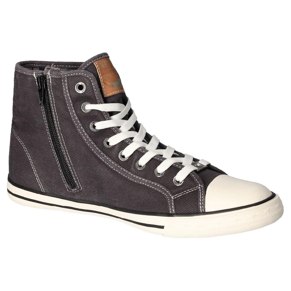 Mustang Shoes Sneaker Schnürboots Bikerboots Mit Reißverschluss