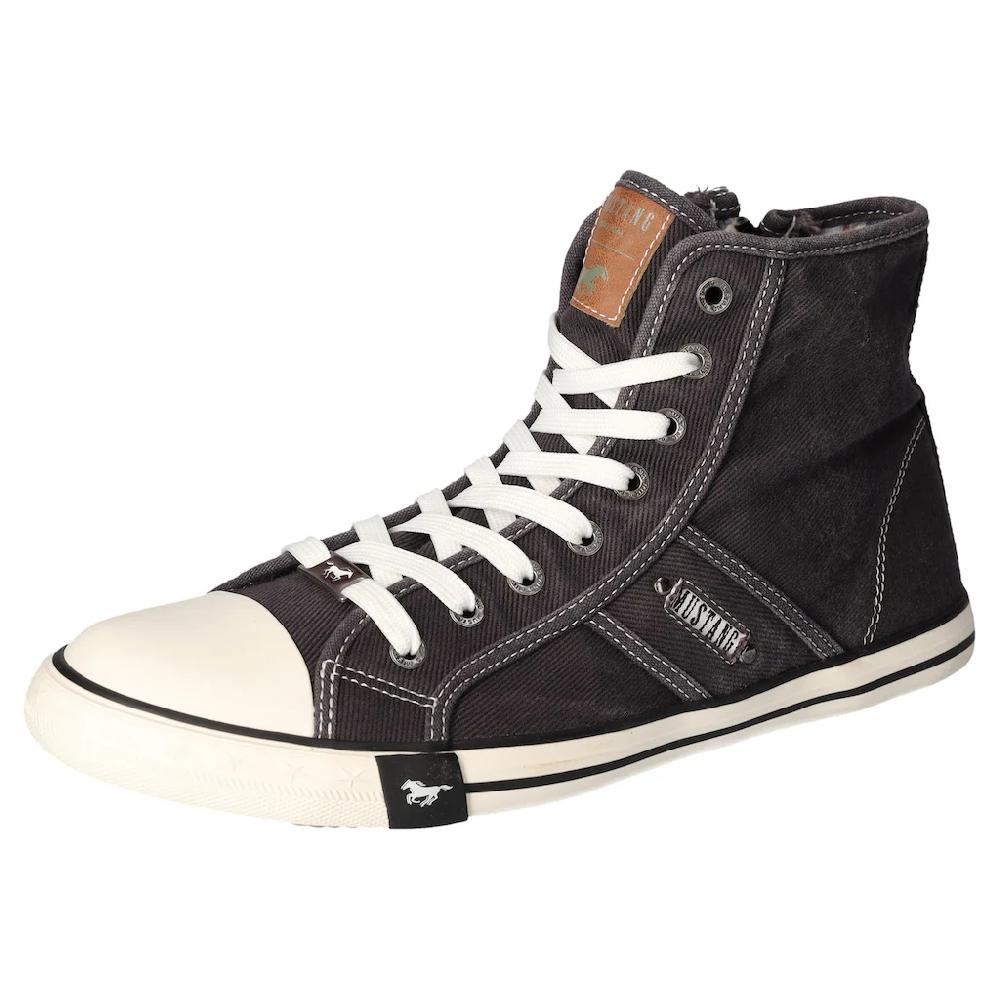 Mustang Shoes Sneaker Schnürboots Bikerboots mit Reißverschluss