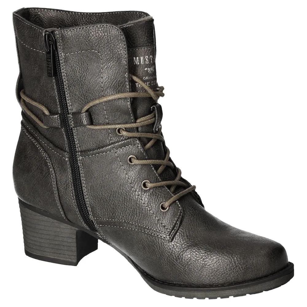 Mustang Shoes Stiefelette Bikerboots Stiefelette Mit Innenreißverschluss Bestellen
