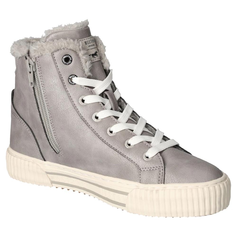 Mustang Shoes Winterboots High Top Sneaker Schnürboots Mit Plateausohle ▷ Für