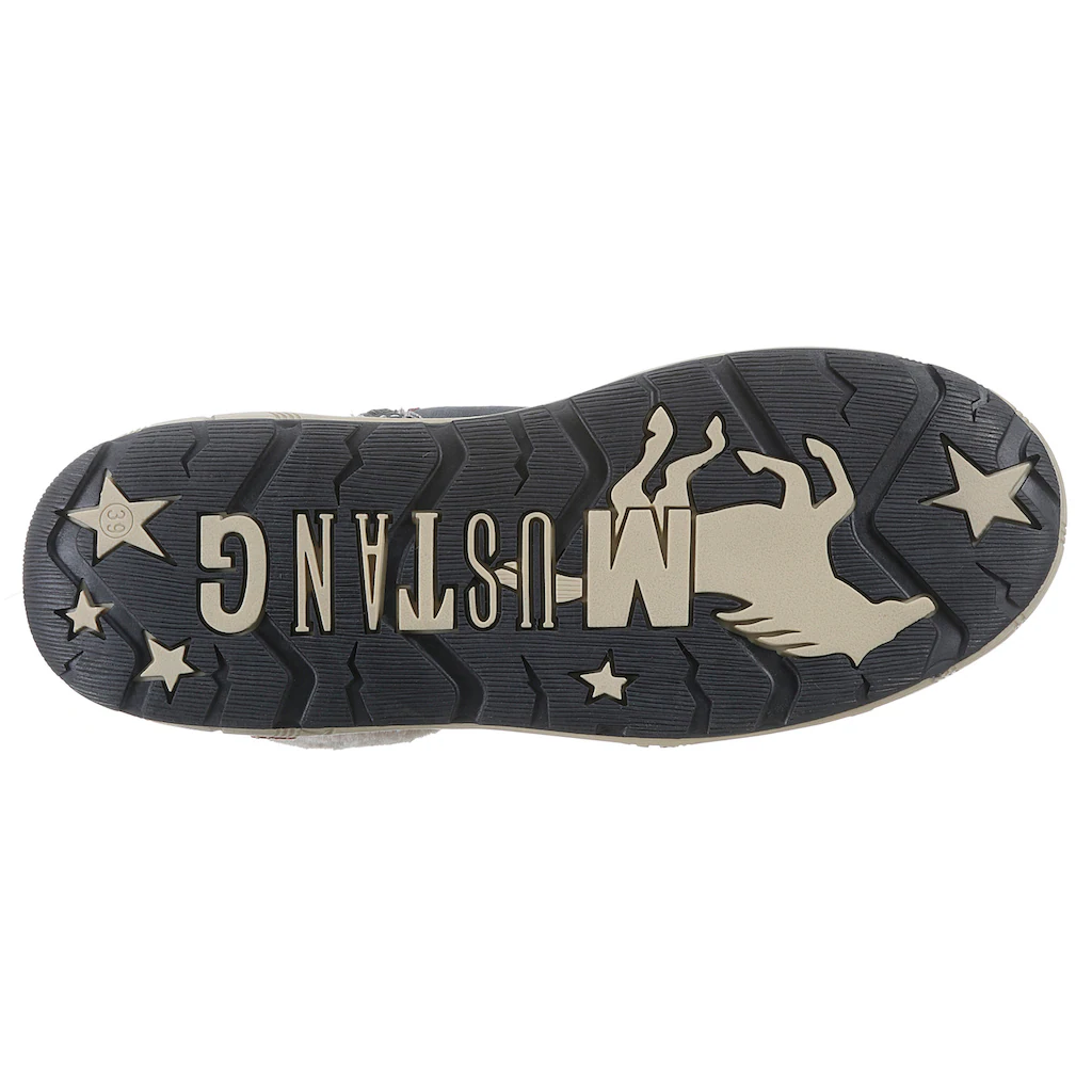 Mustang Shoes Winterboots Mit Kunstfellkragen In Weite G = Weit ▷ Für