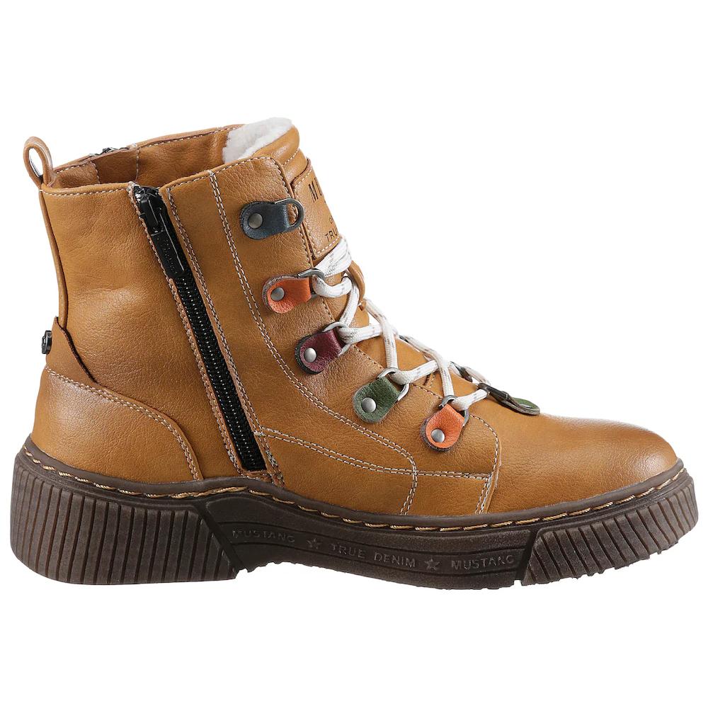 Mustang Shoes Winterboots Mit Nieten Und Bunten Besätzen Bestellen
