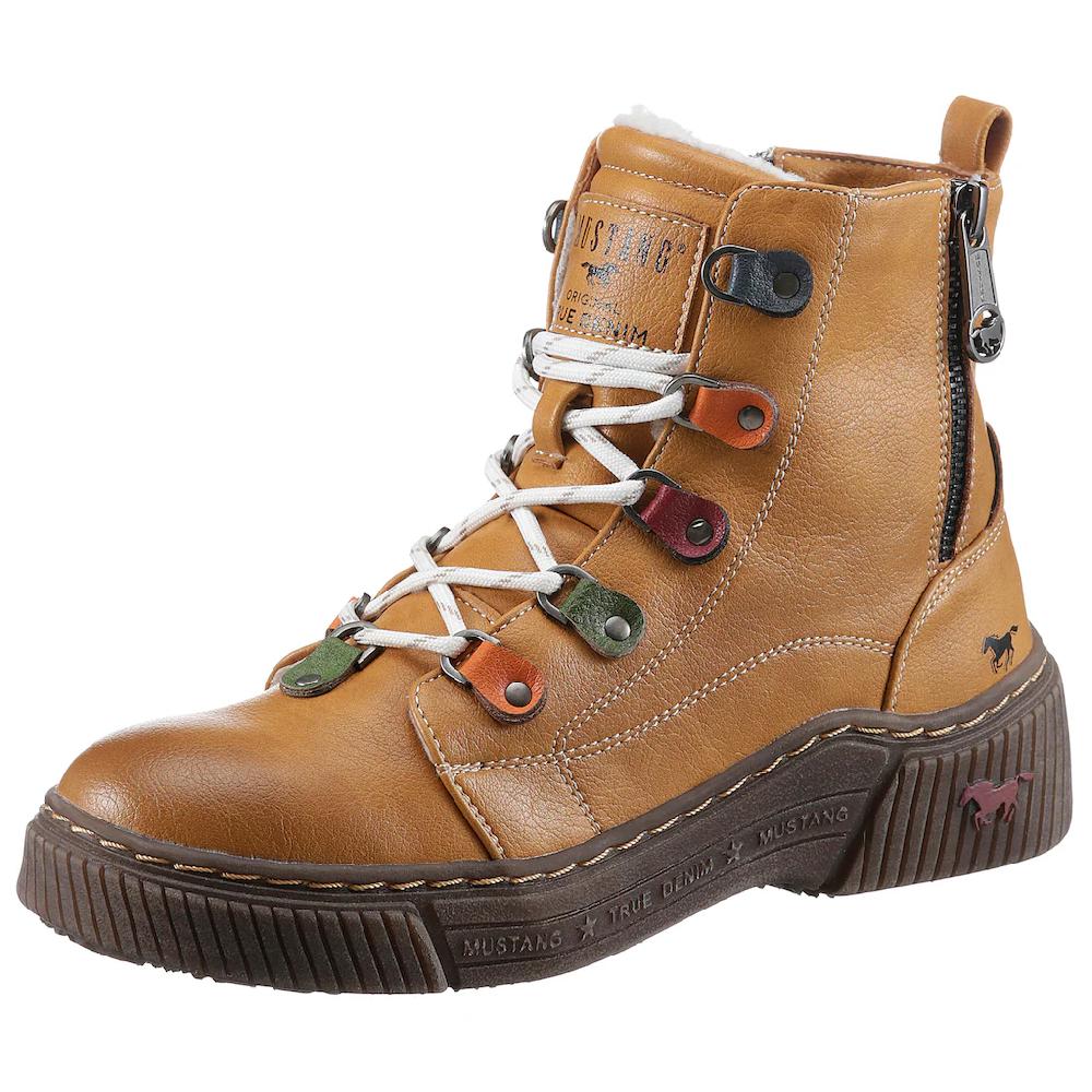 Mustang Shoes Winterboots mit Nieten und bunten Besätzen bestellen