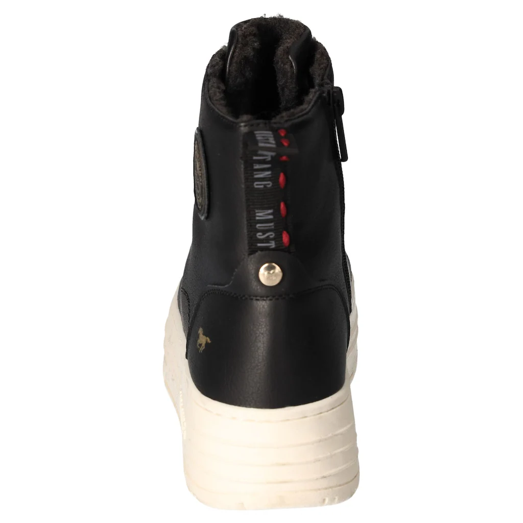 Mustang Shoes Winterboots Plateauboots Stiefelette High Top Sneaker Mit Innenreißverschluss Online Bestellen