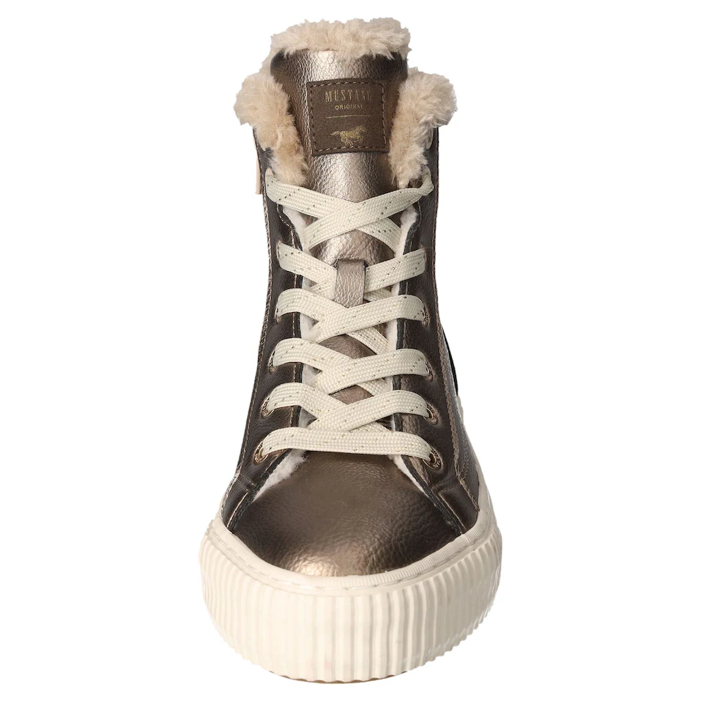 Mustang Shoes Winterboots Schnürboots High Top Sneaker Mit Innenreißverschluss Kaufen