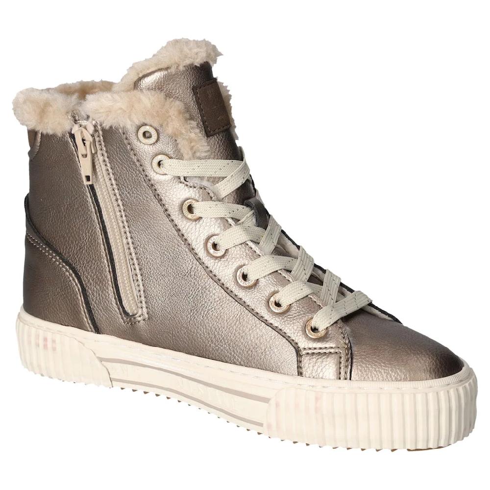 Mustang Shoes Winterboots Schnürboots High Top Sneaker Mit Innenreißverschluss Kaufen