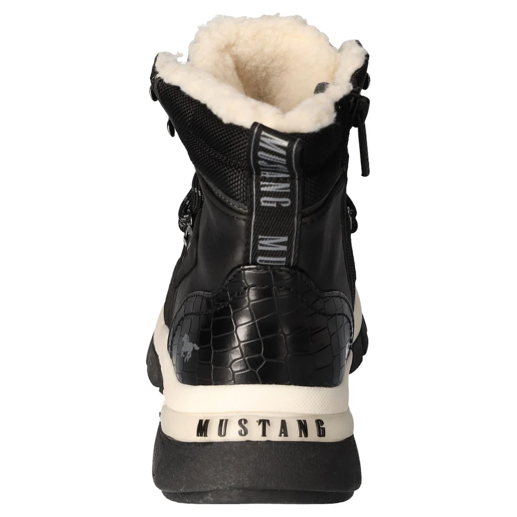 Mustang Shoes Winterboots Schnürboots Outdoorboots Warmfutter Mit Schaftrandpolsterung Kaufen