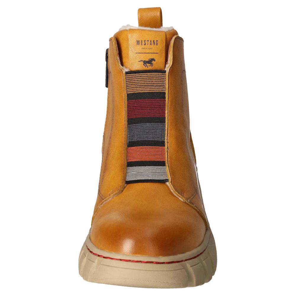 Mustang Shoes Winterboots Stiefelette Plateauboots Mit Gummizug Für Guten Sitz Kaufen