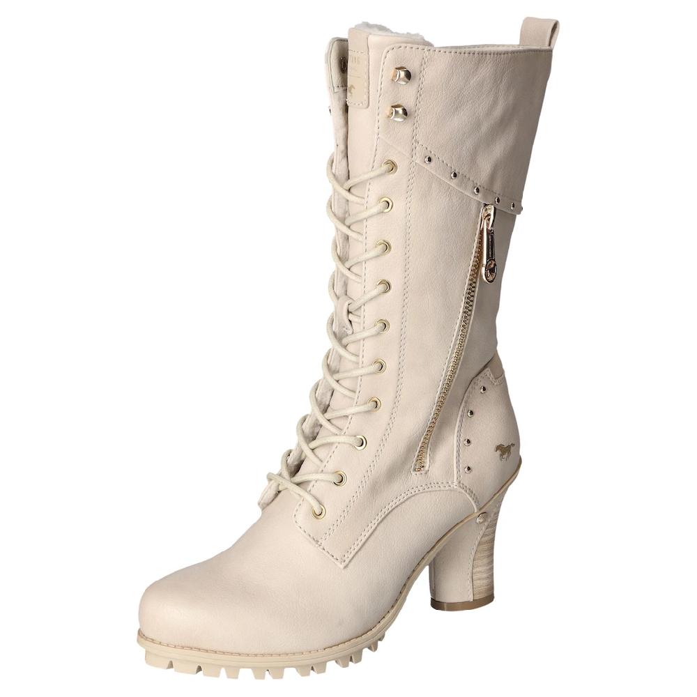 Mustang Shoes Winterstiefel Absatzstiefel Profilsohle mit zusätzlichem Innenreißverschluss online bestellen