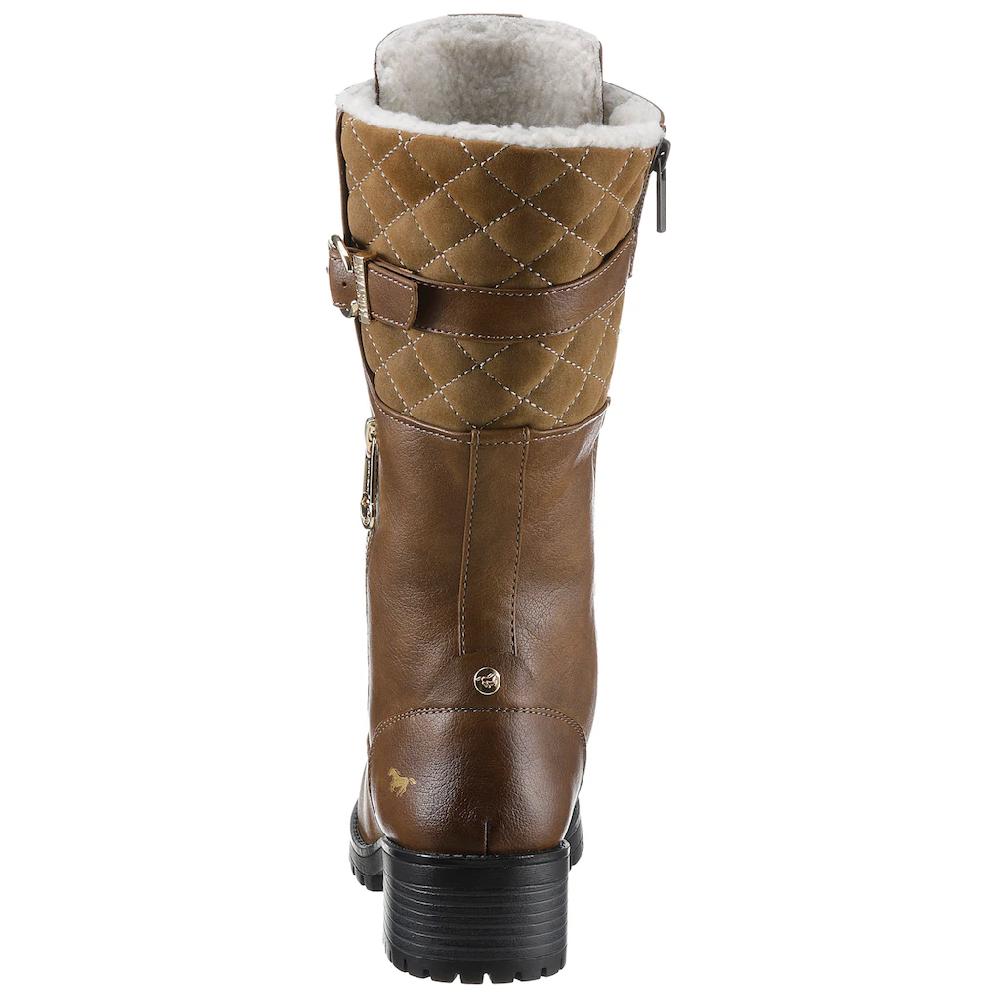 Mustang Shoes Winterstiefel Mit Goldfarbenen Akzenten Online Bestellen