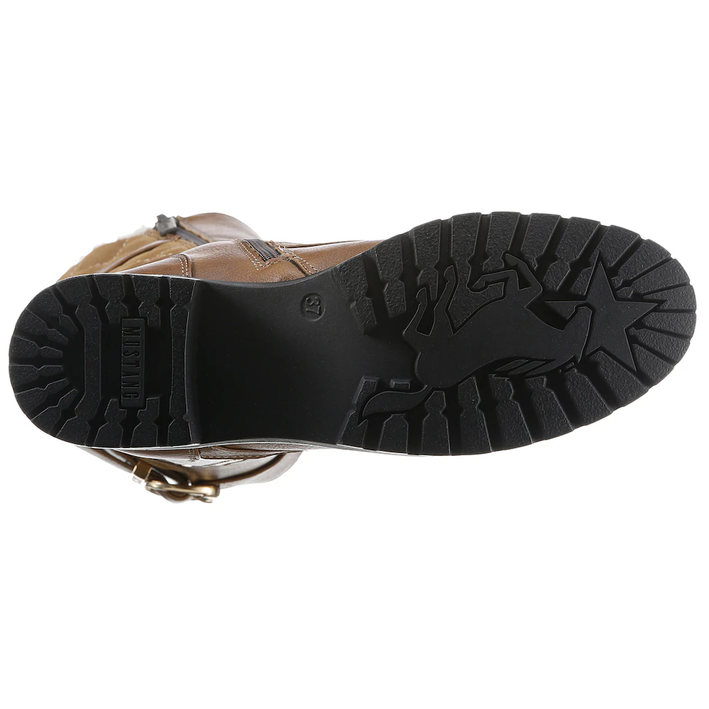 Mustang Shoes Winterstiefel Mit Goldfarbenen Akzenten Online Bestellen