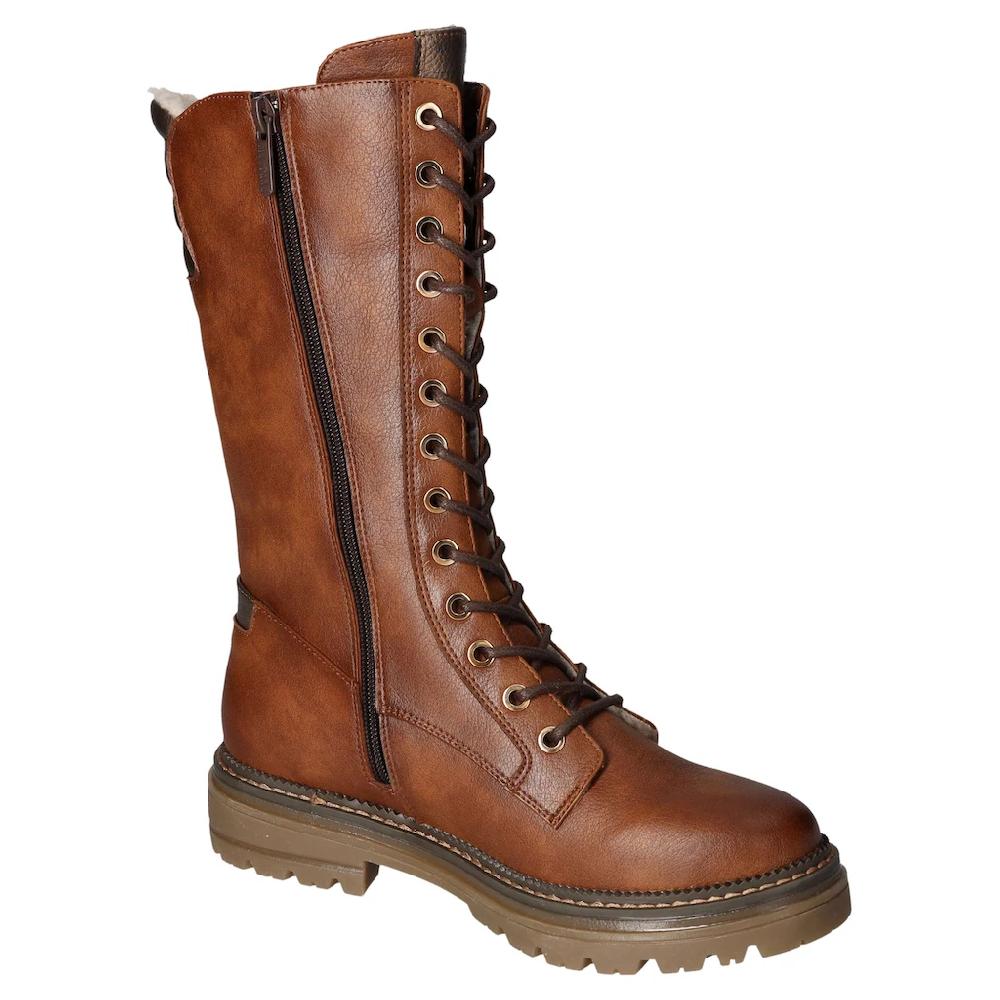 Mustang Shoes Winterstiefel Schnürstiefel Winterboots Mit Innenreißverschluss Online Bestellen
