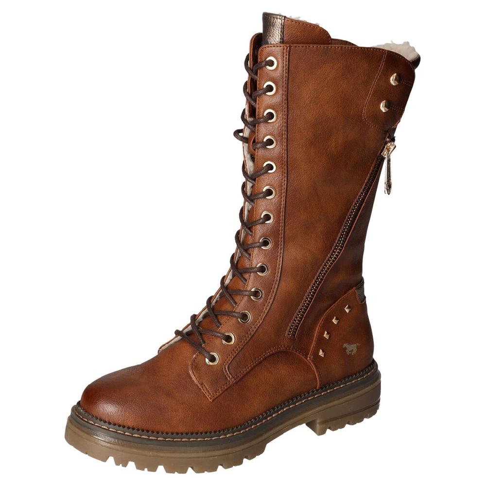 Mustang Shoes Winterstiefel Schnürstiefel Winterboots mit Innenreißverschluss online bestellen