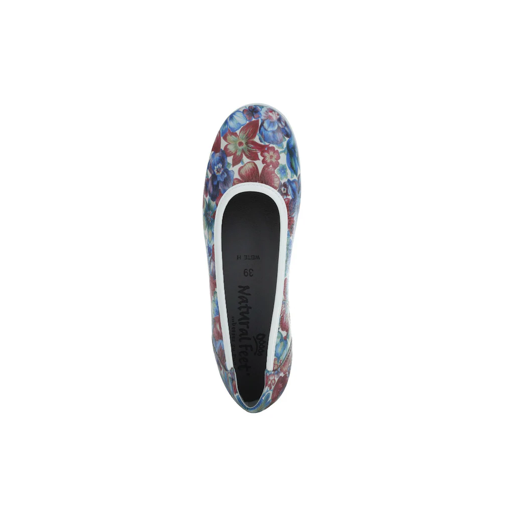 Natural Feet Ballerina »Carola« Mit Blumenmuster Bestellen