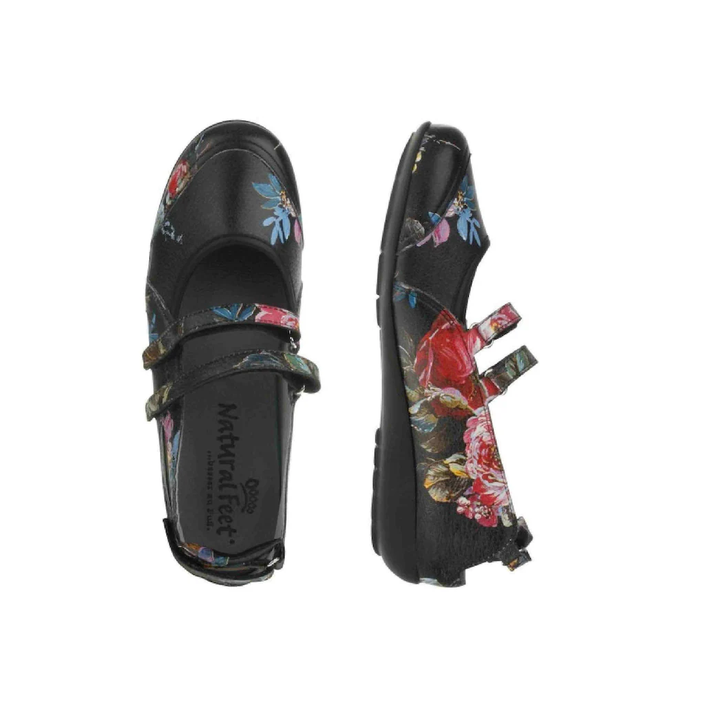 Natural Feet Ballerina »Jule« Mit Einstellbaren Klettriemen Bestellen