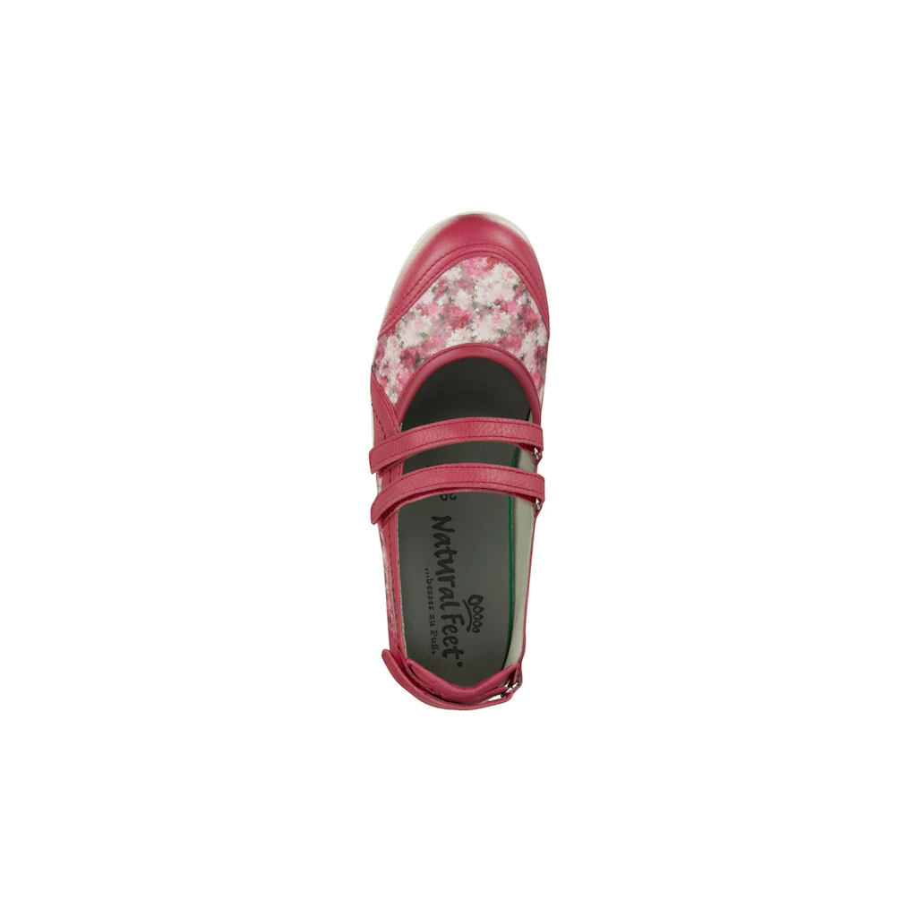 Natural Feet Ballerina »Julie« In Hübscher Blumenoptik