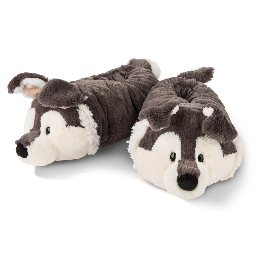 Nici Plüsch Hausschuhe »Husky Swante«