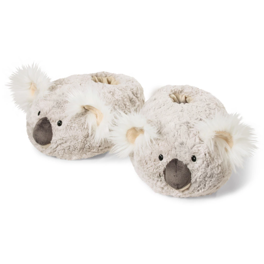Nici Plüsch Hausschuhe »KOALA« mit flauschigen Ohren