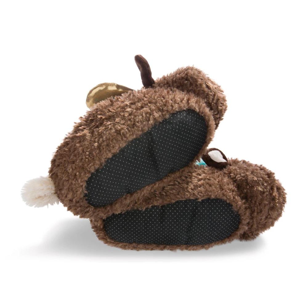 Nici Plüsch Hausschuhe »Rentier Reny Heart« Mit Goldenem Geweih Kaufen
