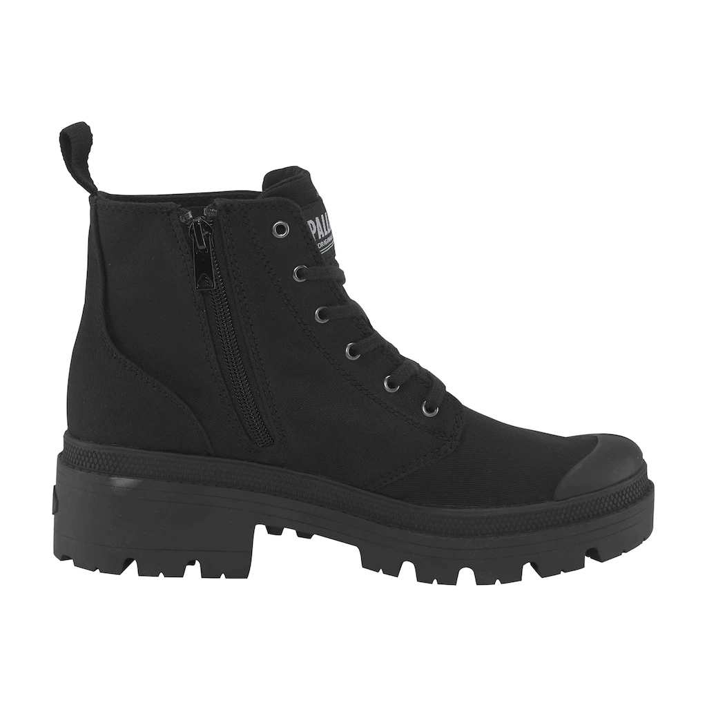 Palladium Schnürboots »PALLABASE TWILL« Aus Textil Kaufen