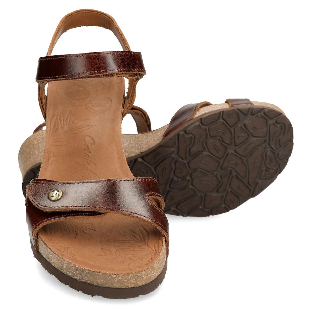 Panama Jack Keilsandalette »Julia« Sandale Sommerschuh Urlaubschuh Mit Praktischen Klettverschlüssen