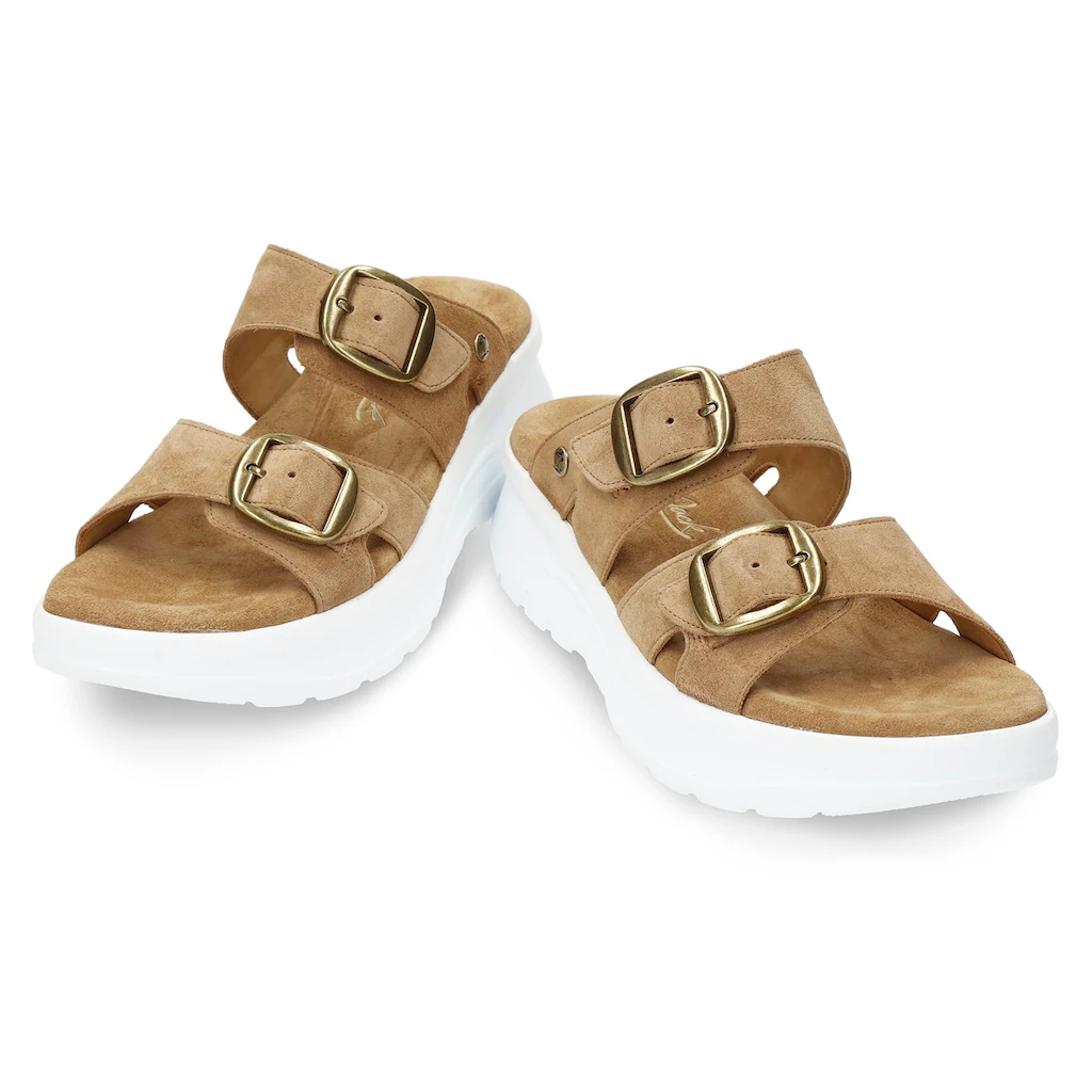 Panama Jack Pantolette »Navia« Sommerschuh Strandschuh Hausschuh Mit Weichem Softfußbett