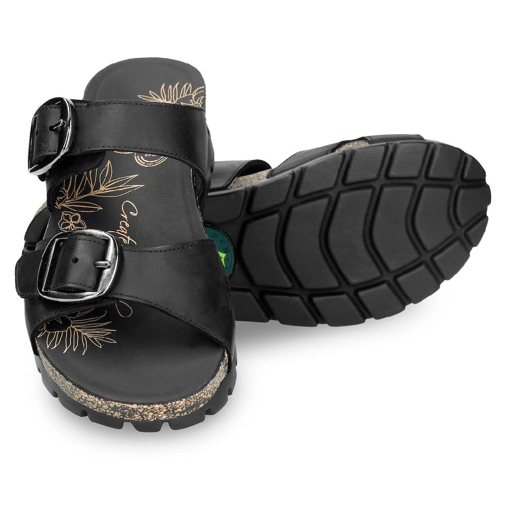 Panama Jack Pantolette »Shirley« Sommerschuh Hausschuh Strandschuh Mit Schnallenverschlüssen