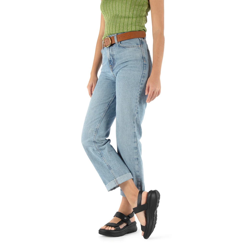 Panama Jack Plateausandale »Noor« Sandalette Sommerschuh Klettschuh Mit Gepolsterter Innensohle