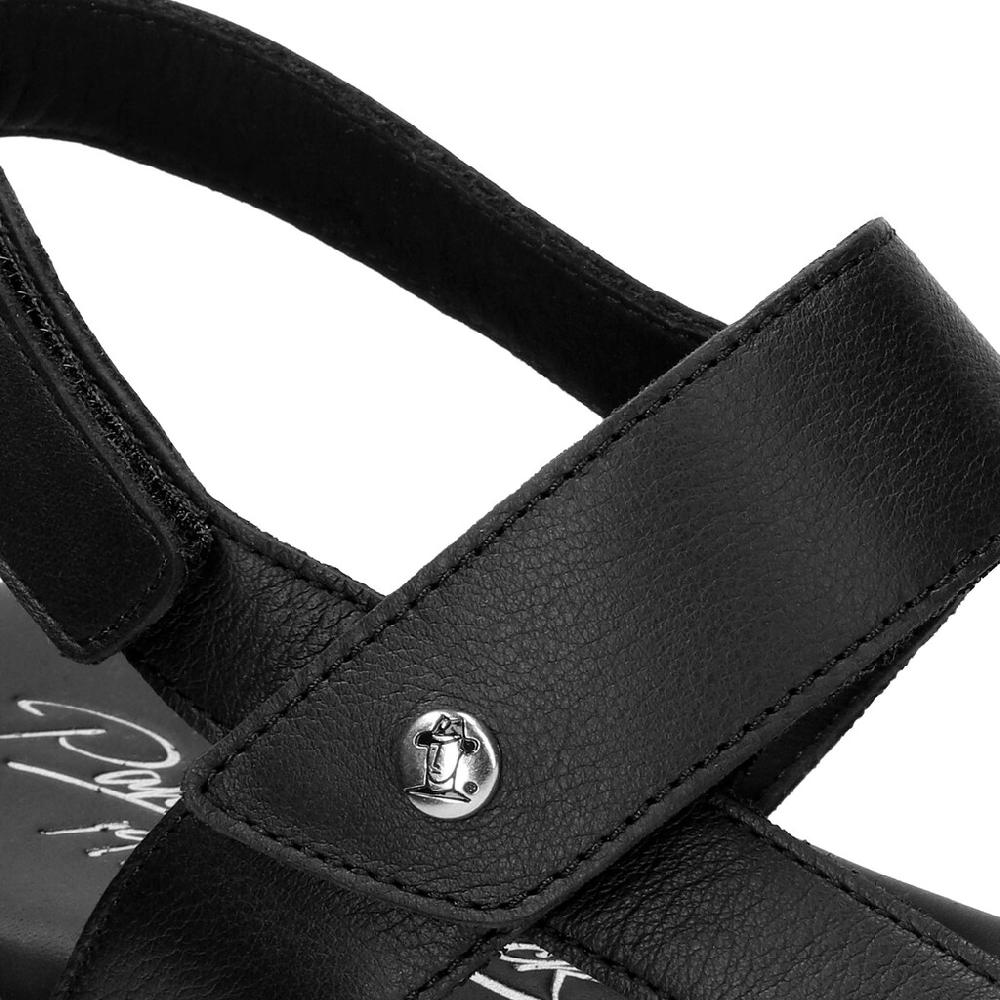 Panama Jack Plateausandale »Noor« Sandalette Sommerschuh Klettschuh Mit Gepolsterter Innensohle