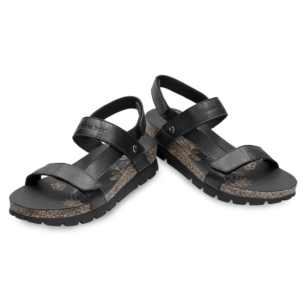 Panama Jack Sandale »Selma« Sommerschuh Klettschuh Sandalette Mit Weicher Lederinnenausstattung
