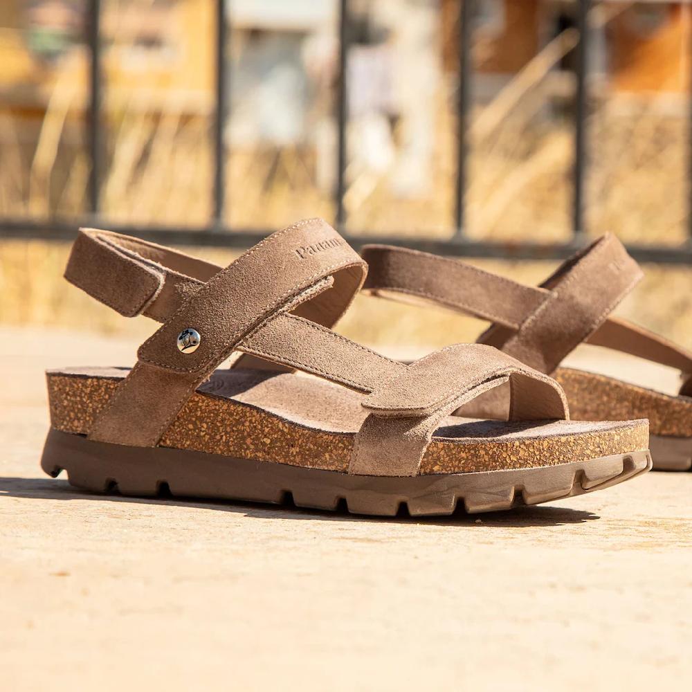 Panama Jack Sandale »Selma« Sommerschuh Klettschuh Sandalette Mit Komfortablem Fußbett