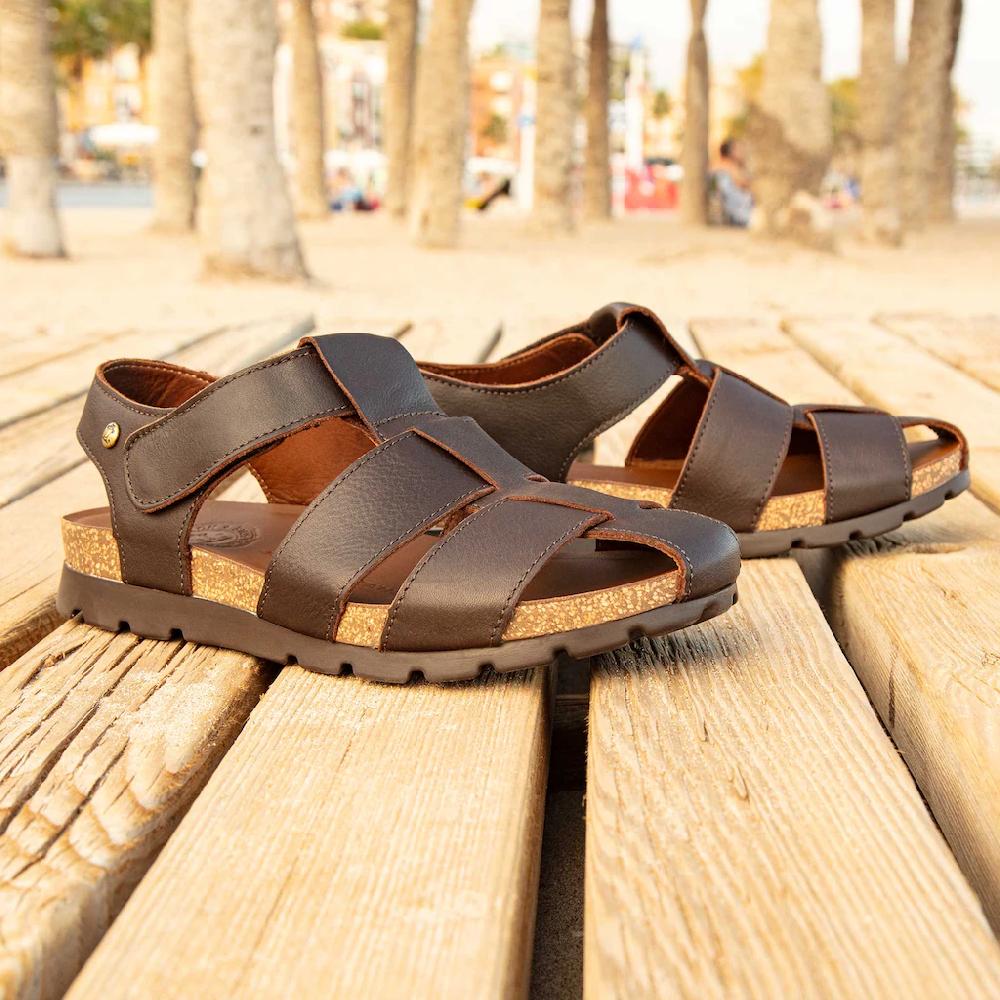 Panama Jack Sandale »Stanley« Sommerschuh Klettschuh Urlaubschuh Mit Gepolsterter Lederinnensohle