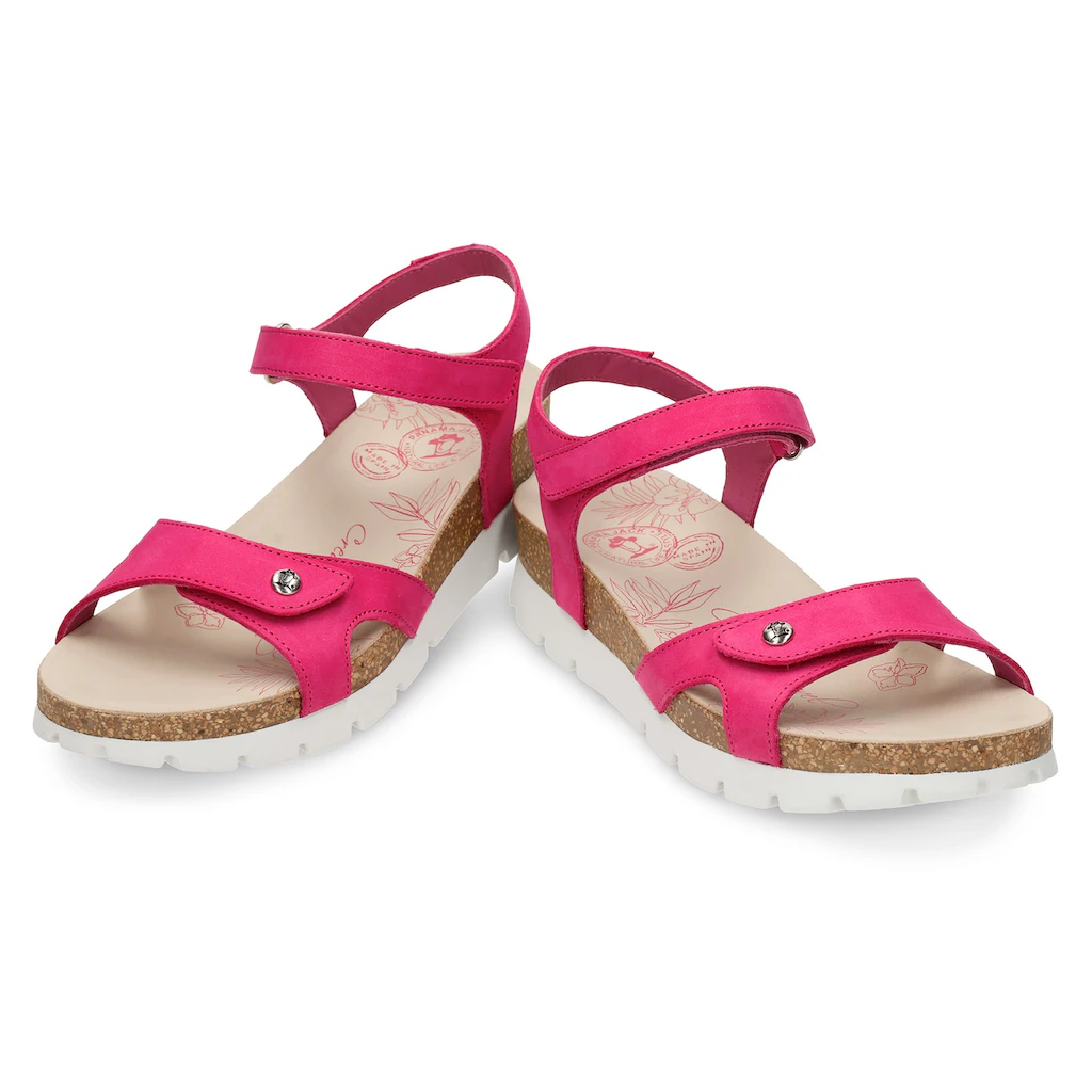 Panama Jack Sandale »Sulia« Sommerschuh Sandalette Urlaubschuh Mit Klettverschlüssen