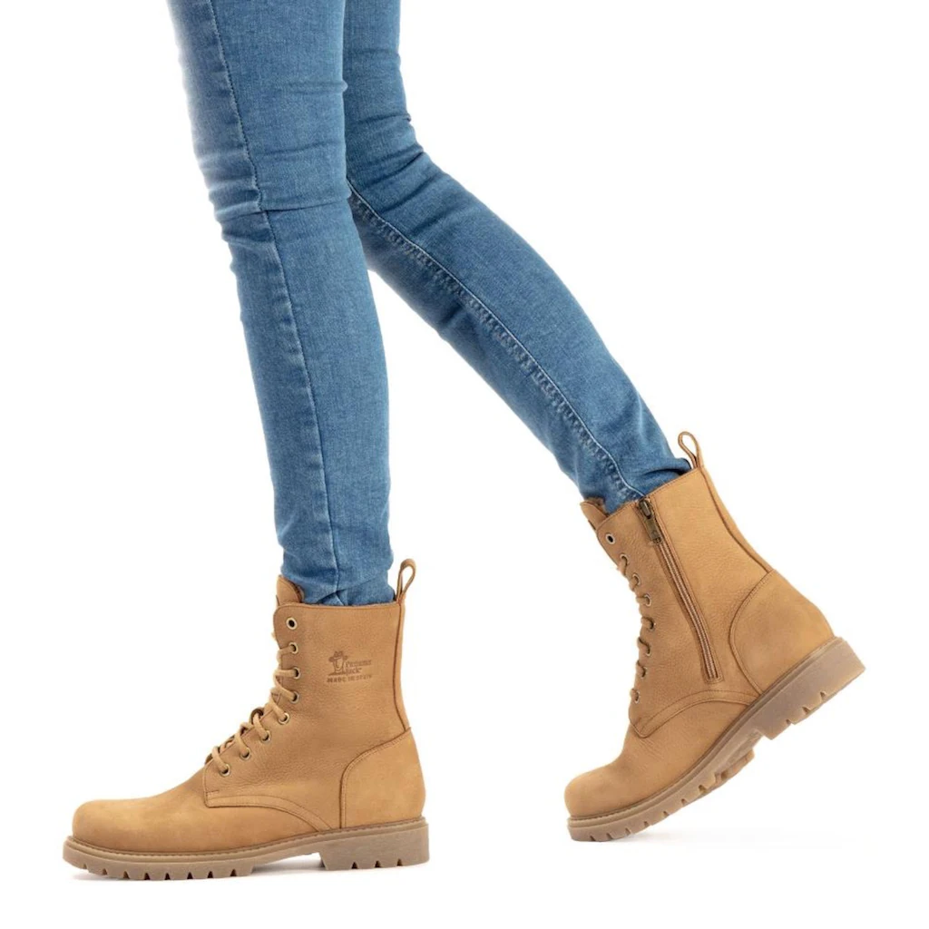Panama Jack Schnürstiefelette Schnürboots Stiefelette Blockabsatz waterproof ▷ für