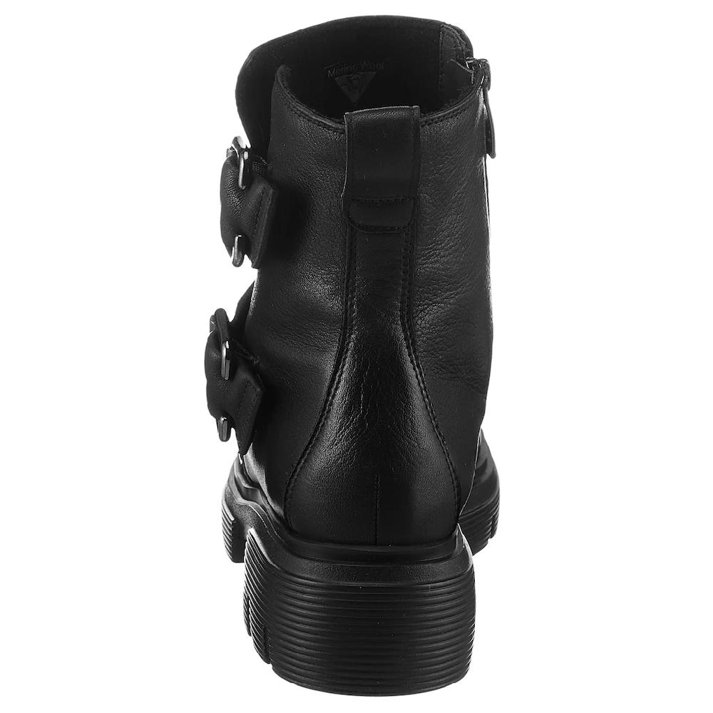 Paul Green Bikerboots Blockabsatz Reißverschluss-Stiefelette Mit Kräftiger Profilsohle ▷ Für