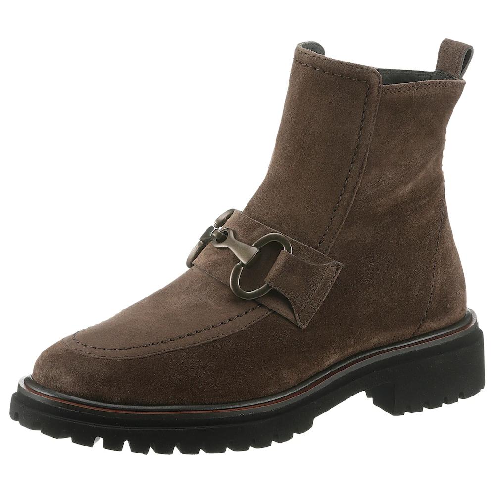 Paul Green Stiefelette Schlupfboots Blockabsatz Herbststiefelette mit Schmuckschließe online kaufen