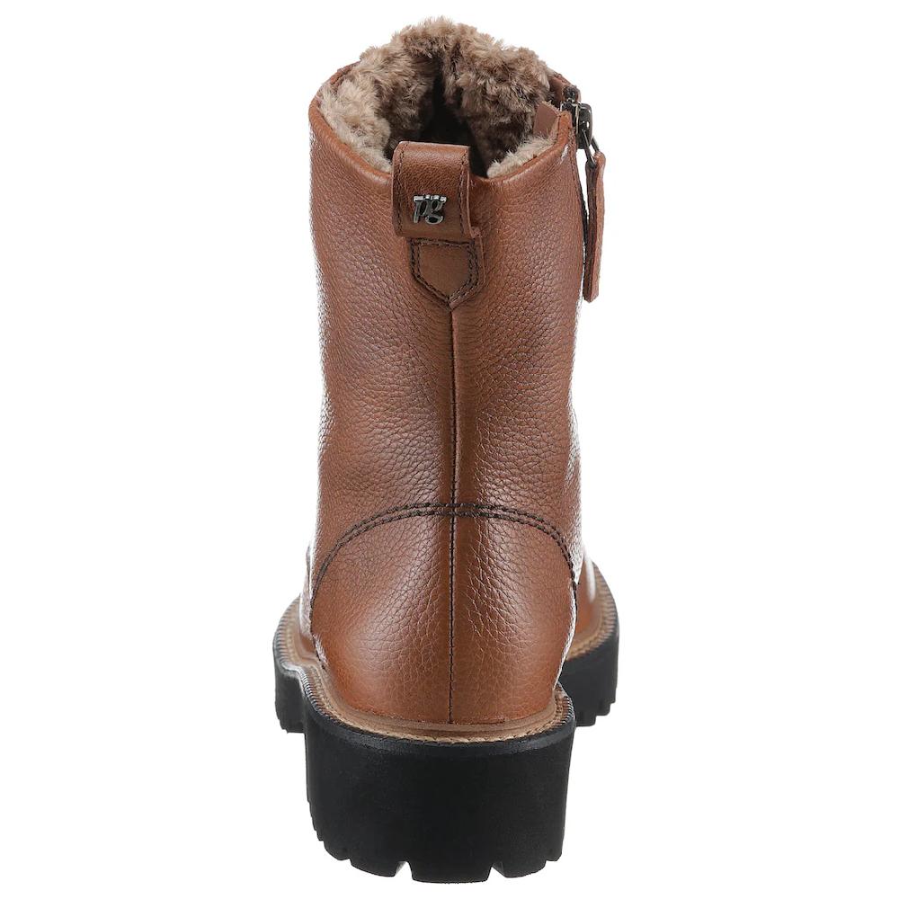 Paul Green Winterstiefelette Winterboots Schnürboots Reißverschluss-Stiefelette Mit Warmfutter ▷ Für