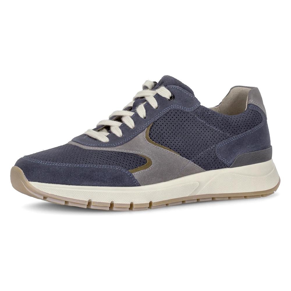 Pius Gabor Keilsneaker Freizeitschuh Halbschuh Schnürschuh mit Kontrastbesätzen G-Weite