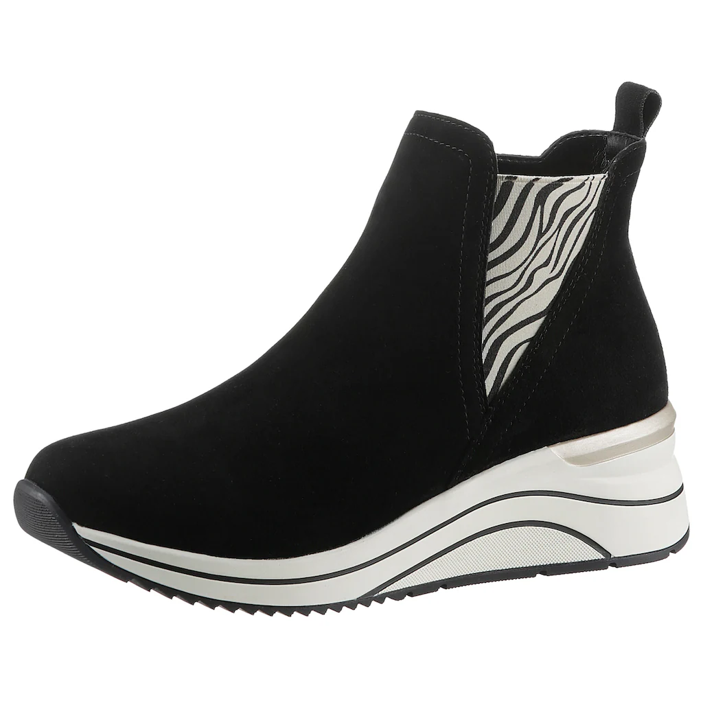 Remonte Chelseaboots Keilabsatz Stiefelette Soft-Einlage mit Schockabsorbierung bestellen