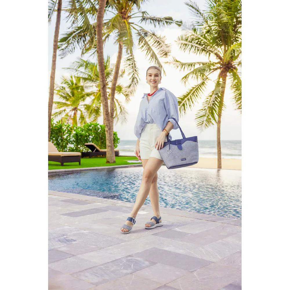 Remonte Keilsandalette »ELLE-Collection« Sommerschuh Sandale Keilabsatz Mit Praktischen Klettverschlüssen Online Bestellen